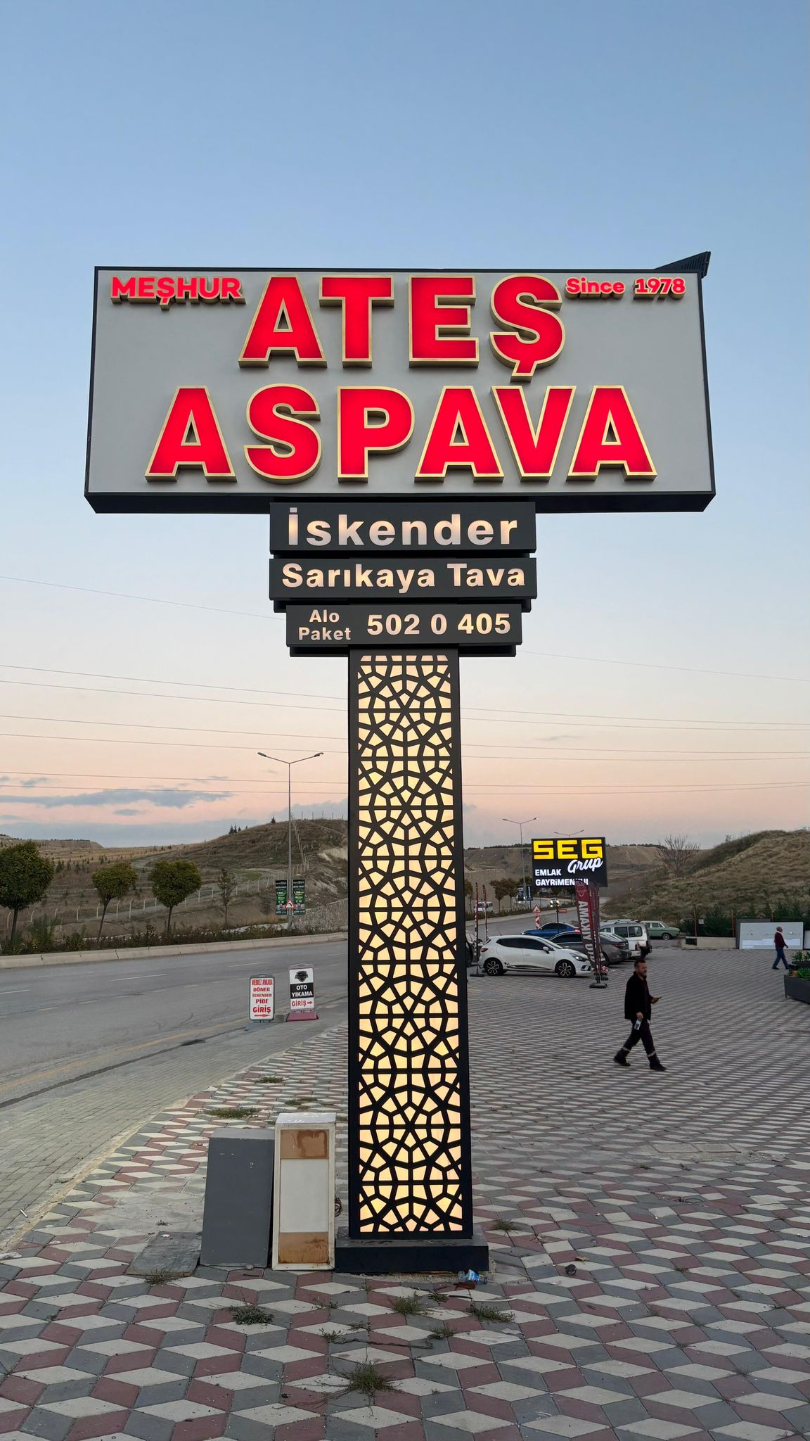 Işıklı Yönlendirme Tabelası 3